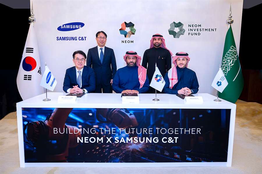 Samsung C&T and Neom Launch $350M Joint Venture for Construction Robotics in Saudi Arabia